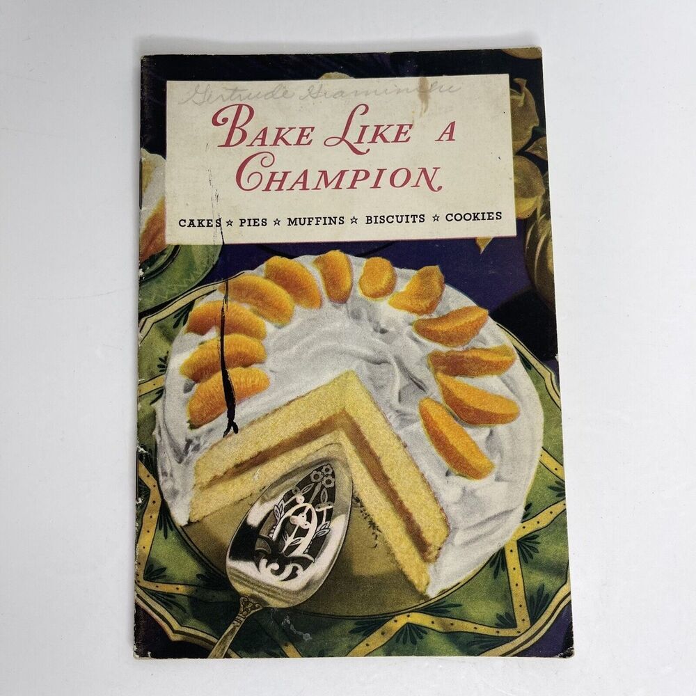 Swans Down Flour Bake Like A Champion recipe booklet 1936